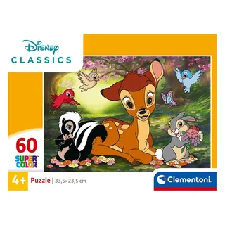 Kinderpuzzel Disney Classic - Puzzel 60 Stukjes - Legpuzzel en Educatief Speelgoed - Spelletjes en Puzzels voor Kinderen vanaf 4 Jaar von Clementoni, Ausgabe Mehrfarbig – Schachtel 2 von 3
