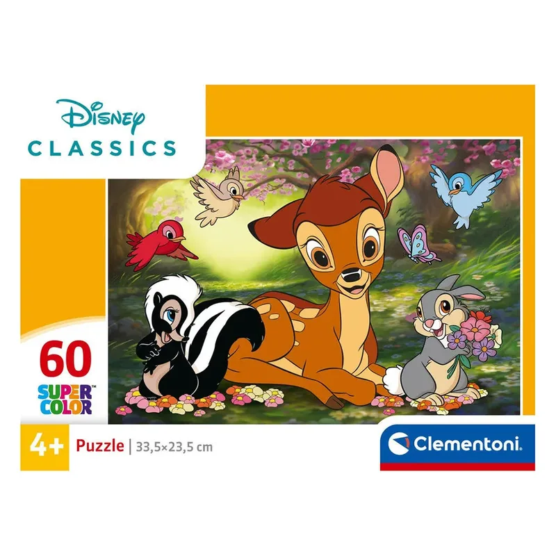 Kinderpuzzel Disney Classic - Puzzel 60 Stukjes - Legpuzzel en Educatief Speelgoed - Spelletjes en Puzzels voor Kinderen vanaf 4 Jaar von Clementoni, Ausgabe Mehrfarbig – Schachtel 2 von 3