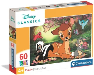 Kinderpuzzel Disney Classic - Puzzel 60 Stukjes - Legpuzzel en Educatief Speelgoed - Spelletjes en Puzzels voor Kinderen vanaf 4 Jaar von Clementoni, Ausgabe Mehrfarbig – Schachtel 1 von 3
