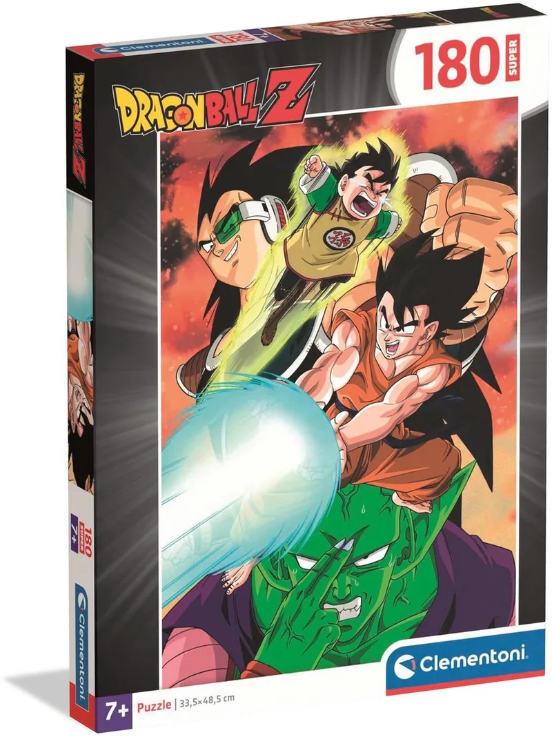 Kinderpuzzel Dragon Ball Z - Puzzel 180 Stukjes - Legpuzzel en Educatief Speelgoed - Puzzels en Legpuzzels voor Kinderen vanaf 7 Jaar van Clementoni, editie Meerkleurig – doos