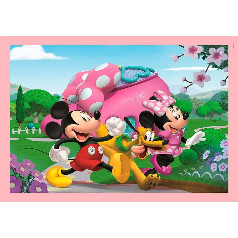 Kinderpuzzels 4-in-1 Mickey Mouse Club House - 4 Puzzels 12 tot 24 Stukjes - Puzzel en Legpuzzel Set - Speelgoed voor Kinderen vanaf 3 Jaar van Clementoni, editie Meerkleurig – doos 3 van 5