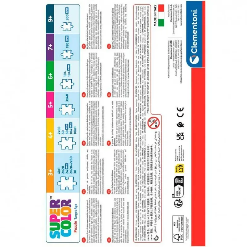 Kinderpuzzels Disney Classic - 2 Puzzels van 20 Stukjes - Puzzel en Legpuzzel Set - Educatief Speelgoed voor Kinderen vanaf 3 Jaar van Clementoni, editie Meerkleurig – doos 5 van 6