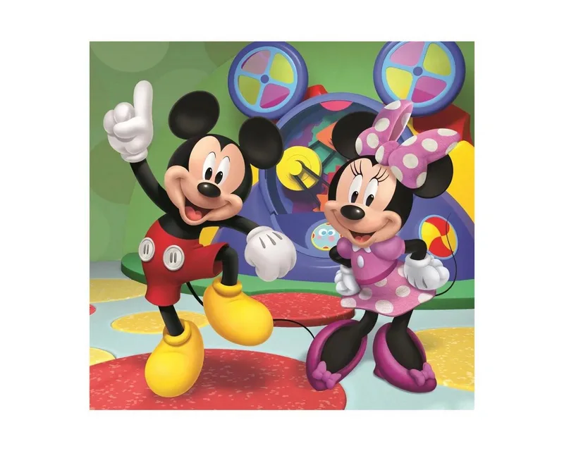 Kinderpuzzels Mickey Mouse Club House - 3 Puzzels van 48 Stukjes - Puzzel en Legpuzzel Set - Educatief Speelgoed voor Kinderen vanaf 4 Jaar van Clementoni, editie Wit – doos 2 van 2