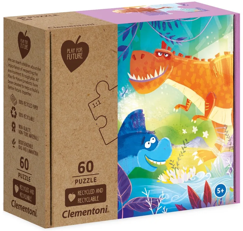 Legpuzzel Freaky Friends Junior Karton 60 Stukjes from Clementoni, Multicolour edition – box