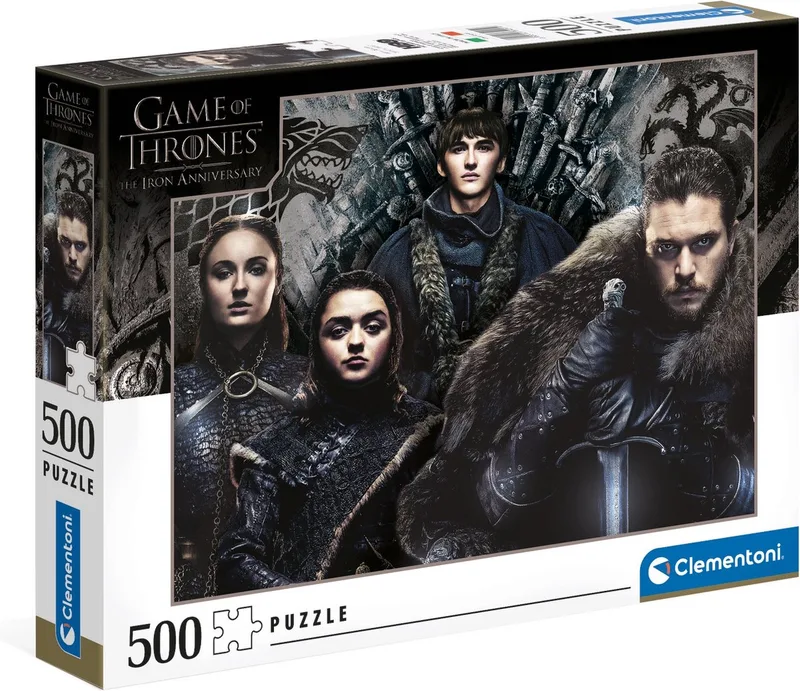Legpuzzel Game Of Thrones Junior Karton 500 Stuks van Clementoni, editie Meerkleurig – doos