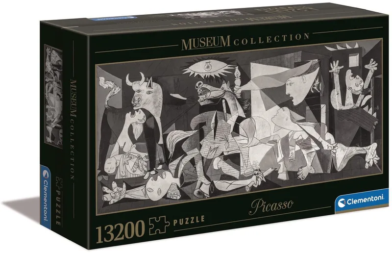 Legpuzzel Guernica - Puzzel 13200 Stukjes Picasso - High Quality Collection - Puzzels en Legpuzzels voor Volwassenen de Clementoni, édition Blanc – boîte