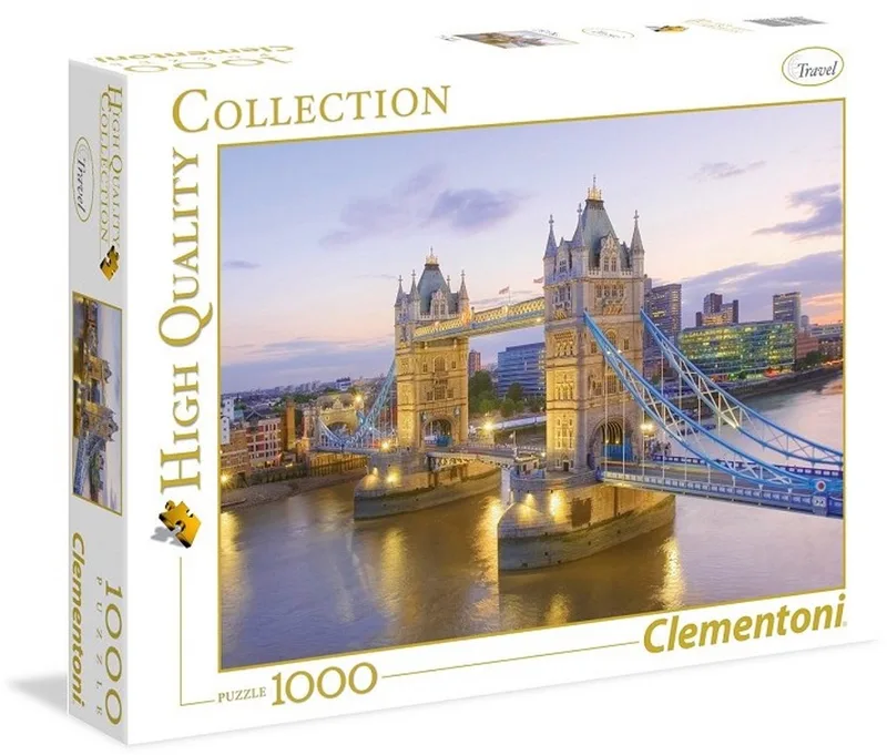 Legpuzzel - High Quality Puzzel Collectie - Tower Bridge - 1000 stukjes, puzzel volwassenen from Clementoni, Multi kleur edition – box