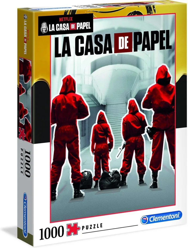 Legpuzzel - La Casa de Papel - 1000 stukjes, puzzel volwassenen from Clementoni, Multi kleur edition – box