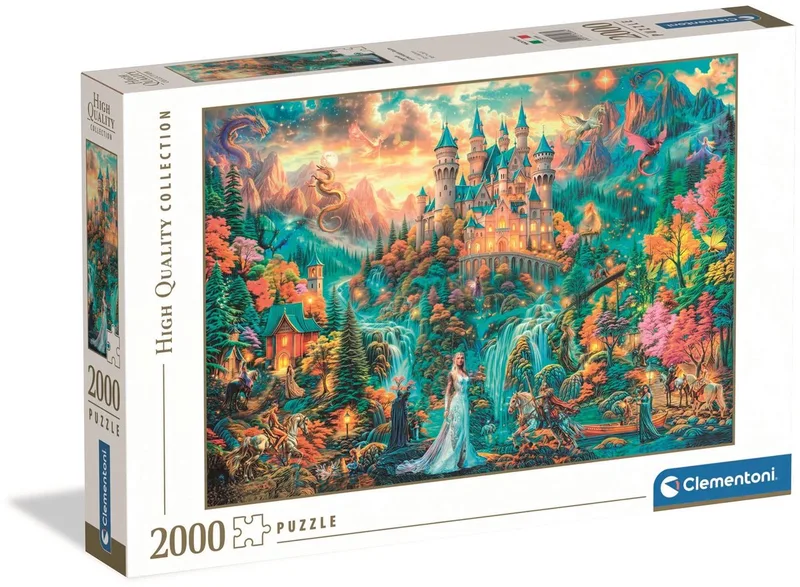 Legpuzzel Legends of the Hidden Realm - Puzzel 2000 Stukjes Fantasy - High Quality Collection - Legpuzzels en Puzzels voor Volwassenen van Clementoni, editie Meerkleurig – doos