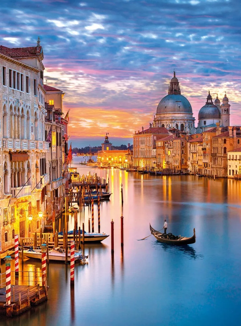 Legpuzzel Lightning Venice 1000 Stukjes van Clementoni, editie Meerkleurig – doos