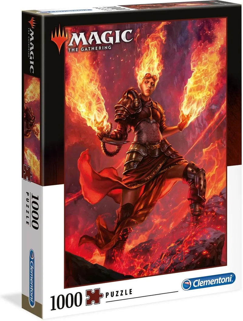 Legpuzzel Magic The Gathering 2020 1000 Stukjes van Clementoni, editie Rood – doos