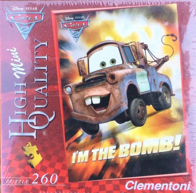 Legpuzzel - Minipuzzel - 260 stukjes - Cars van Clementoni – doos