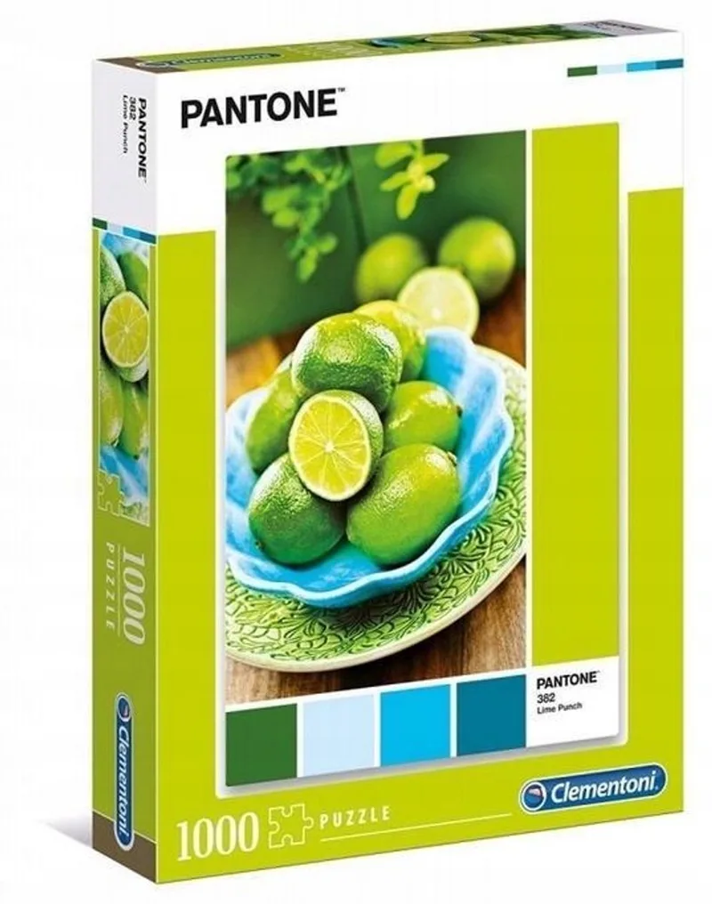 Legpuzzel - Pantone Puzzle Collectie - Lime Punch - 1000 stukjes, puzzel volwassenen de Clementoni, édition Multi kleur – boîte