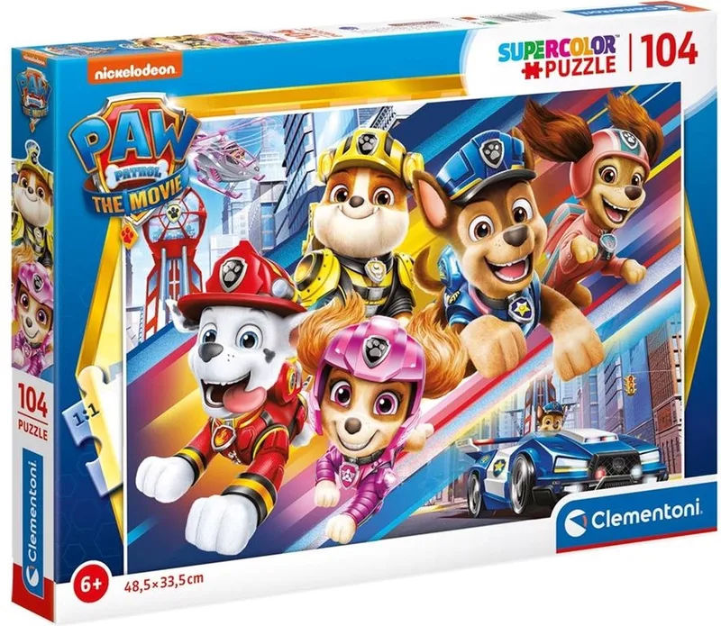Legpuzzel Paw Patrol 48,5 X 33,5 Cm 104 Stukjes from Clementoni, Multicolour edition – box