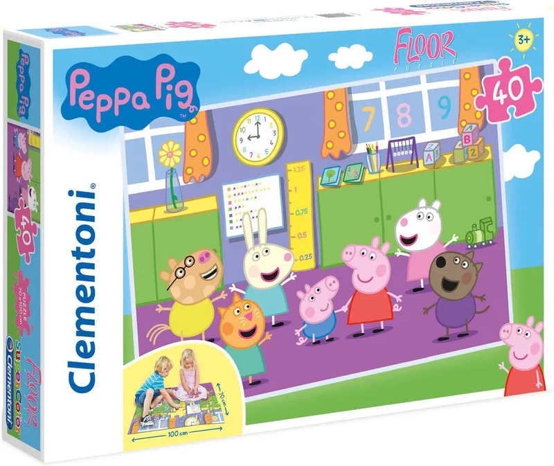 Legpuzzel Peppa Pig 40 Stukjes from Clementoni, Multicolour edition – box