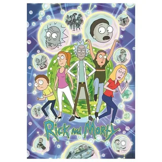 Legpuzzel Rick and Morty - Puzzel 1000 Stukjes - Jigsaw Puzzle - Compact Box - Legpuzzels en Puzzels voor Volwassenen fra Clementoni, Flerfarvet-udgave – æske 3 af 3