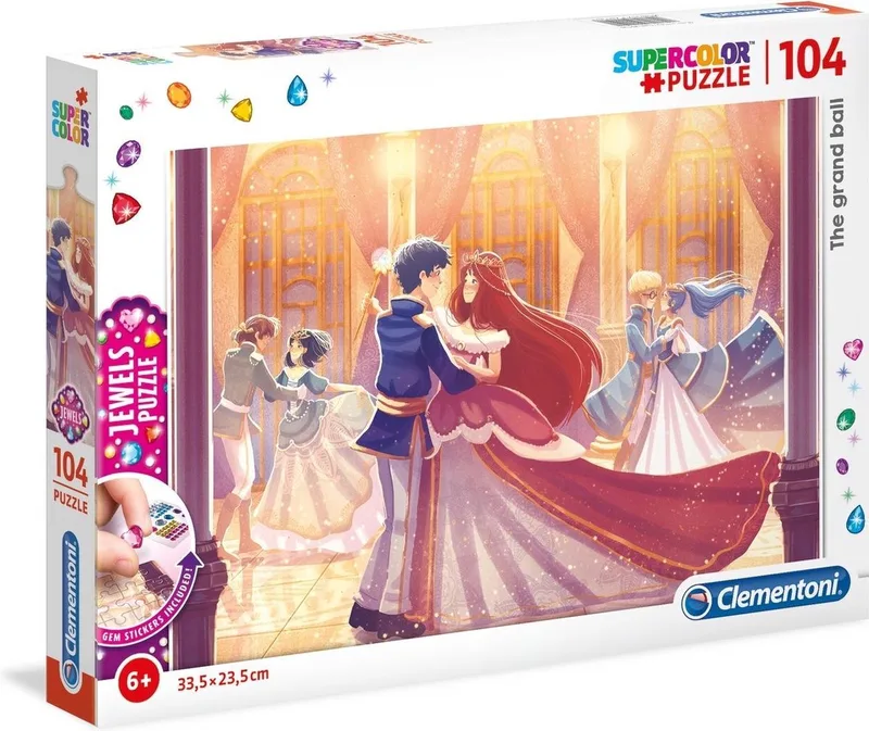 Legpuzzel The Grand Ball Junior Karton 104 Stukjes from Clementoni, Multicolour edition – box