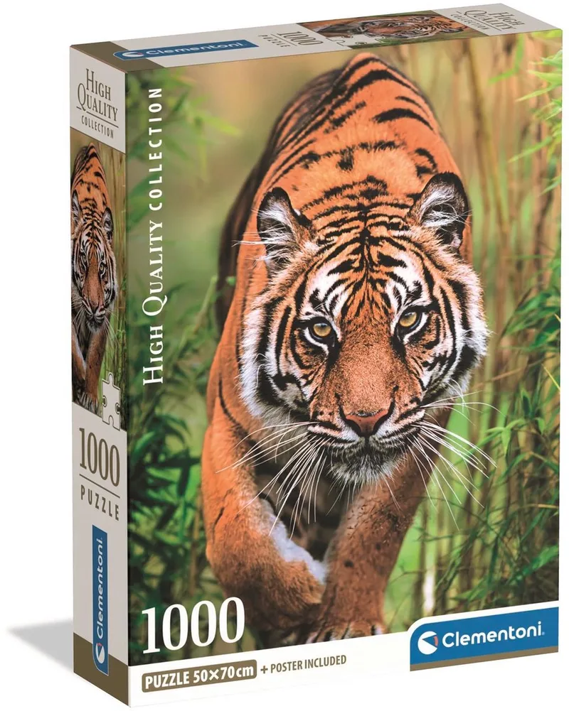 Legpuzzel The Hunter's Path - Puzzel 1000 Stukjes - High Quality Collection - Compact Box - Legpuzzels en Puzzels voor Volwassenen van Clementoni, editie Meerkleurig – doos