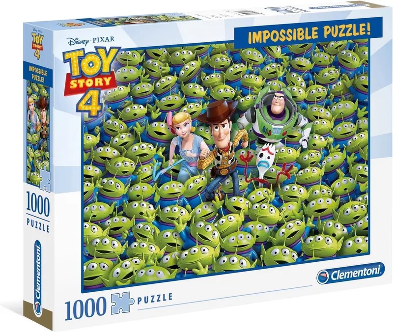 Legpuzzel Toy Story 4 1000 Stukjes van Clementoni, editie Meerkleurig – doos