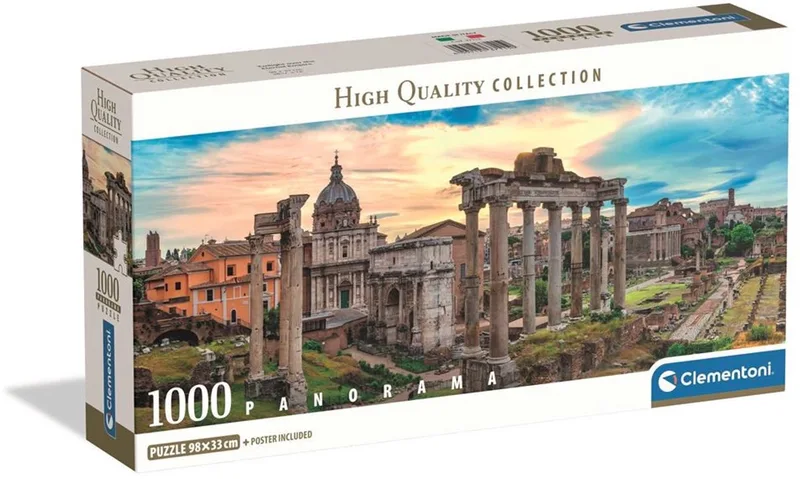 Legpuzzel Twilight over the Eternal Empire - Puzzel 1000 Stukjes - High Quality Collection Puzzle - Panorama - Puzzels voor Volwassenen von Clementoni, Ausgabe Mehrfarbig – Schachtel