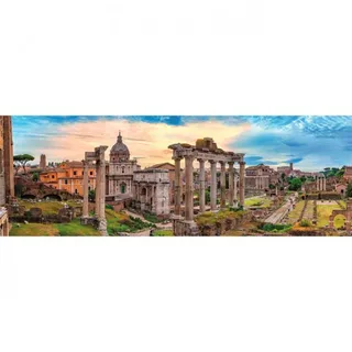 Legpuzzel Twilight over the Eternal Empire - Puzzel 1000 Stukjes - High Quality Collection Panorama Puzzels en Legpuzzels voor Volwassenen van Clementoni, editie Meerkleurig – doos 3 van 6