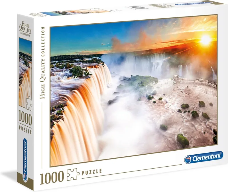 Legpuzzel Waterval Hq 1000 Stukjes van Clementoni, editie Meerkleurig – doos