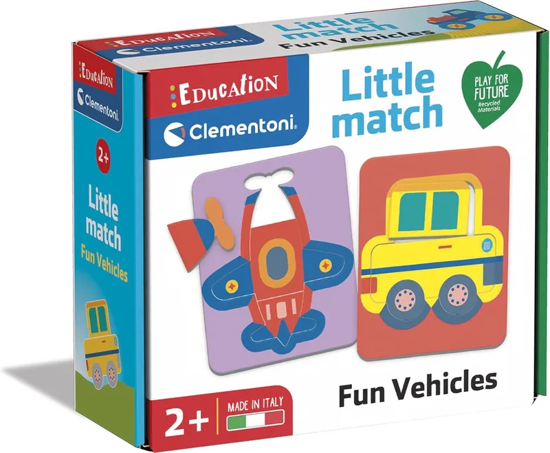 Little Match Fun Vehicles van Clementoni, editie Meerkleurig – doos