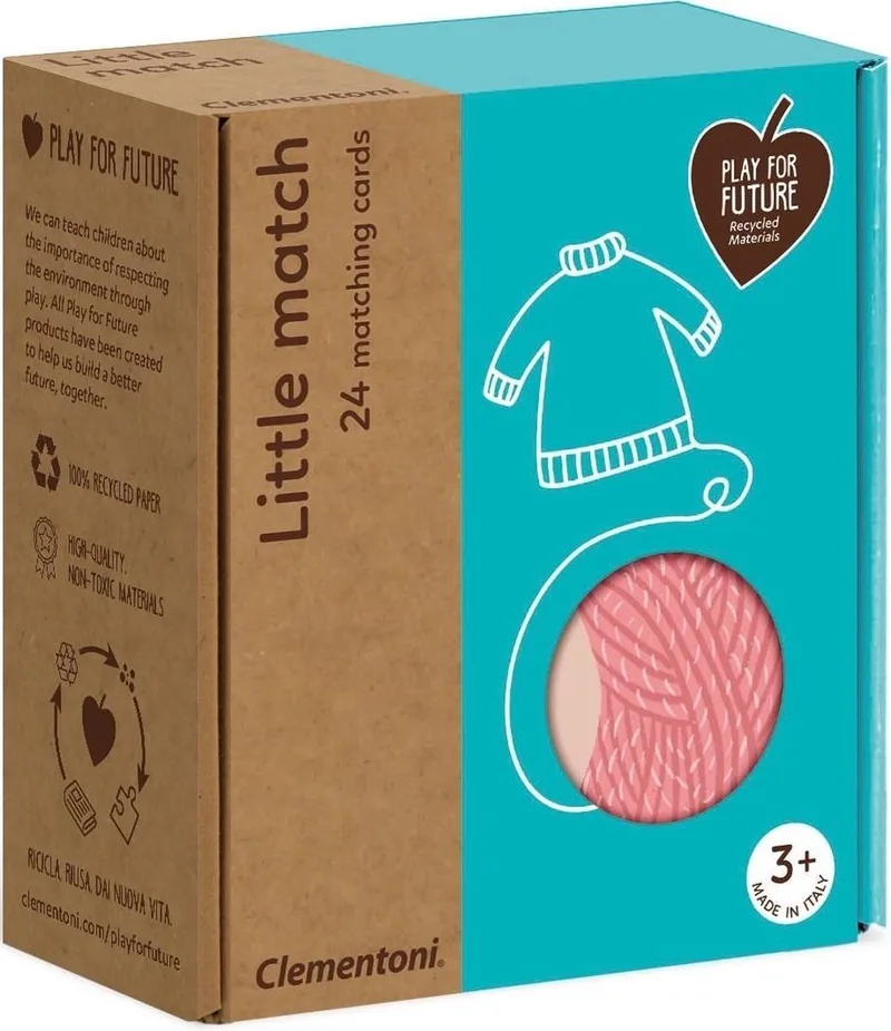 Little Match Puzzel Voor En Na Junior 24-delig, puzzels kinderen van Clementoni, editie Multi kleur – doos