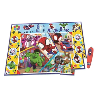 Marvel Spidey and Friends Vloerpuzzel - Met Interactieve Pen - 24 stukken - 70cm x 100cm - Vanaf 3 jaar from Clementoni, Multicolour edition – box 2 of 3
