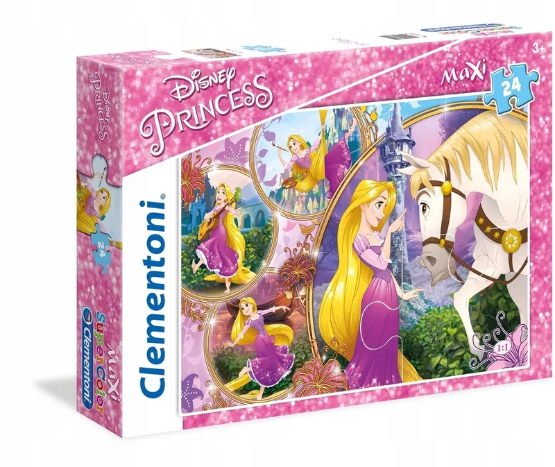 Maxi Prinsessen Puzzel 24 Stukjes van Clementoni – doos