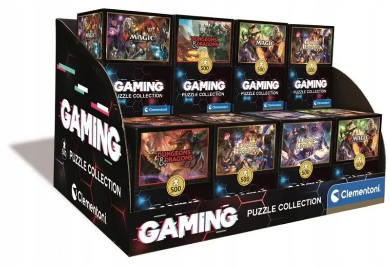 Merkloos 500 Stuk Puzzel - Gaming Collectie van Clementoni – doos