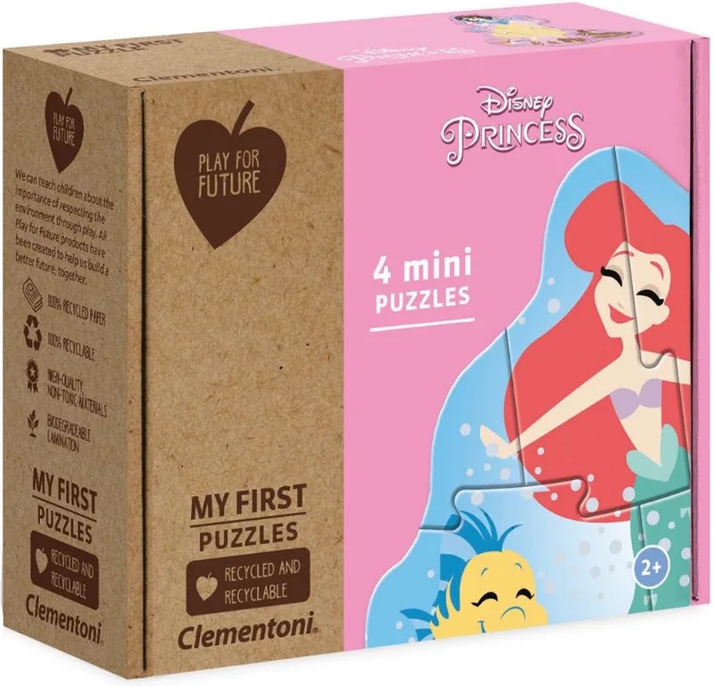 Mijn eerste puzzel - Princess, Legpuzzel Set 3+6+9+12 Stukjes, 2-3 jaar - 20825 from Clementoni, Multicolour edition – box