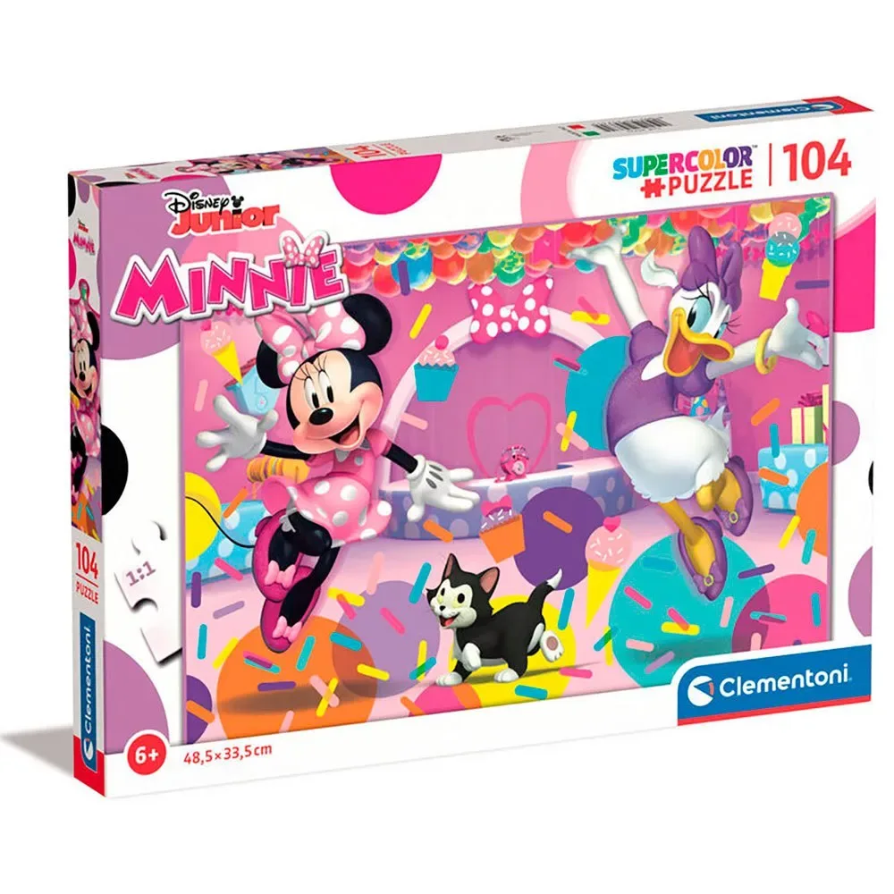 Minnie Mouse Disney-pussel 104 Bitar från Clementoni – kartong