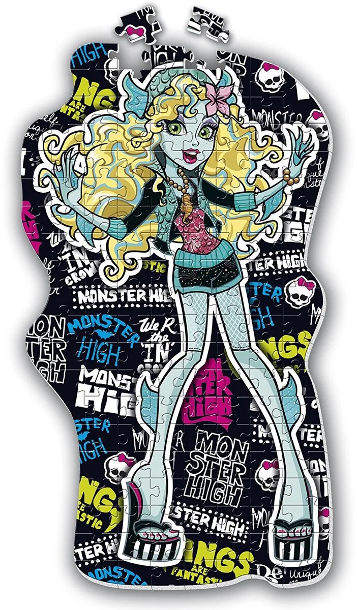 Monster High Lagoona Blue 150-delige Puzzel fra Clementoni, Flerfarvet-udgave – æske