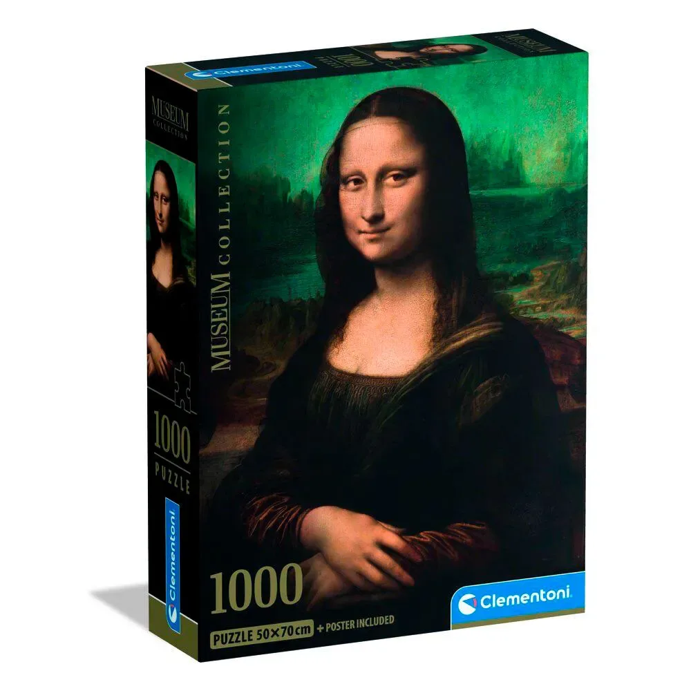 Museum Leonardo Mona Lisa Pussel 1000 Bitar från Clementoni – kartong