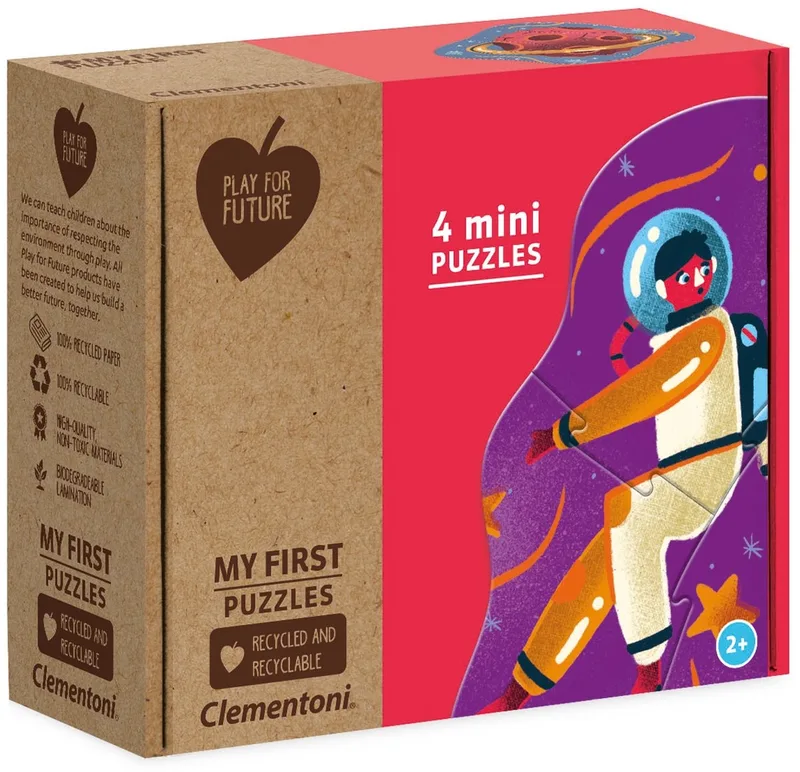 My First puzzel - Over the Moon - Kinderpuzzel Set - 3, 6, 9, 12 Stukjes - Vanaf 2 jaar from Clementoni, Multicolour edition – box