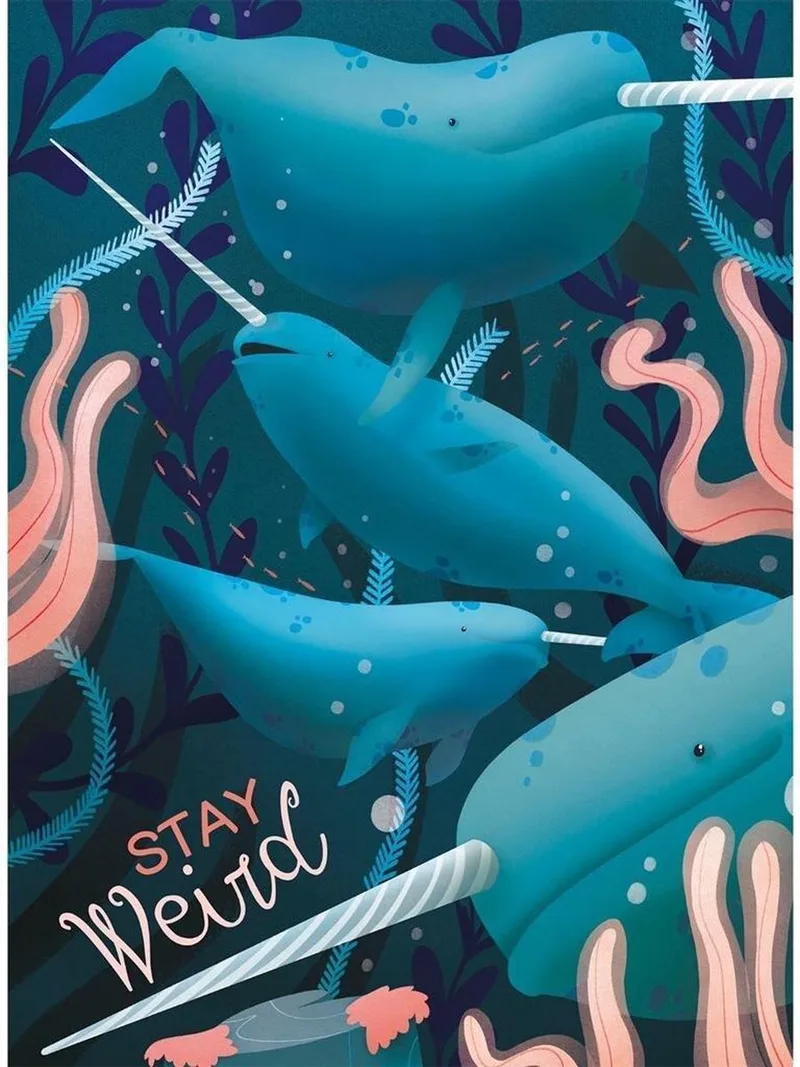 Narwhal Legpuzzel 500 stuk(s) Kunst van Clementoni, editie Meerkleurig – doos