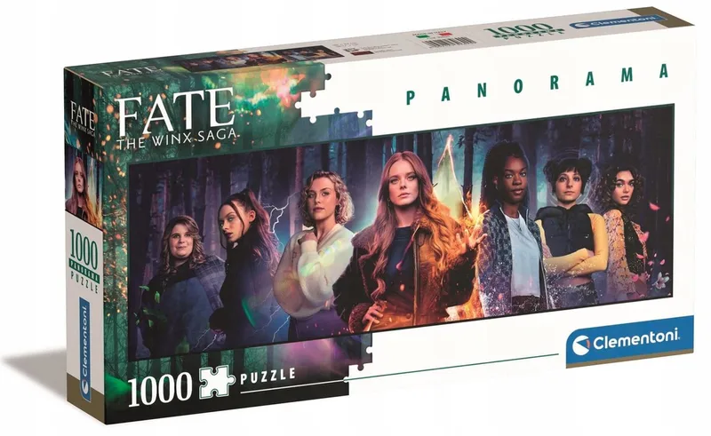 Netflix Fate 1000-delige Panorama Puzzel van Clementoni fra Clementoni, Flerfarvet-udgave – æske