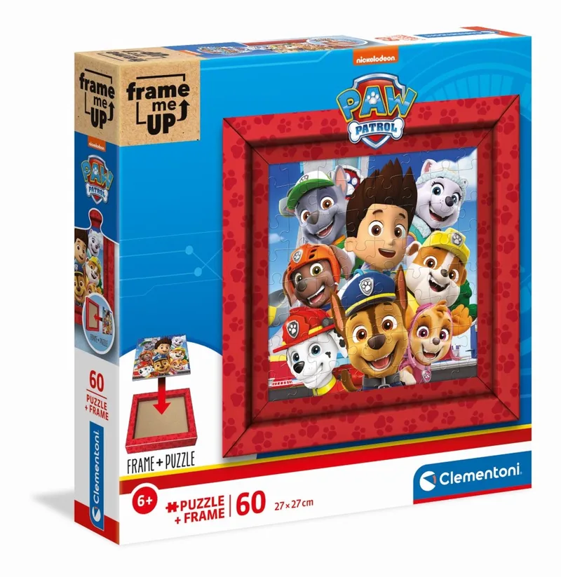 Paw Patrol legpuzzel met lijst 60 stukjes from Clementoni, Multicolour edition – box
