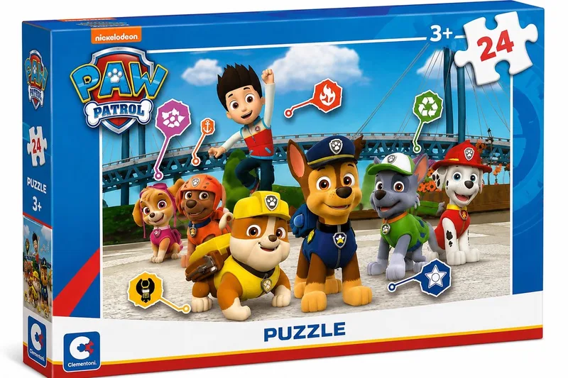 Paw Patrol Puzzel 24 Stukjes - 3+ Jaar van Clementoni, editie Meerkleurig – doos