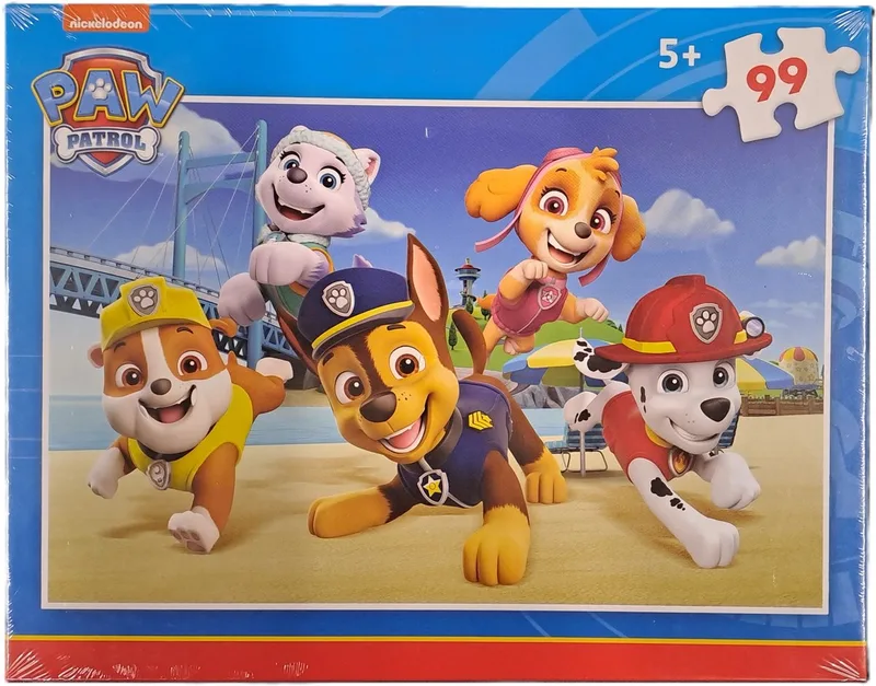 Paw Patrol Puzzel Brug 99 Stukjes 5+ van Clementoni, editie Meerkleurig – doos