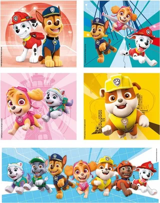 Puzzel - 10 Puzzels in 1 Doos - Paw Patrol - van 18 tot 60 stukjes - Puzzel Voor Kinderen - Vanaf 4 jaar de Clementoni, édition Multicolore – boîte 3 sur 5