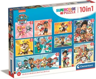 Puzzel - 10 Puzzels in 1 Doos - Paw Patrol - van 18 tot 60 stukjes - Puzzel Voor Kinderen - Vanaf 4 jaar de Clementoni, édition Multicolore – boîte 1 sur 5