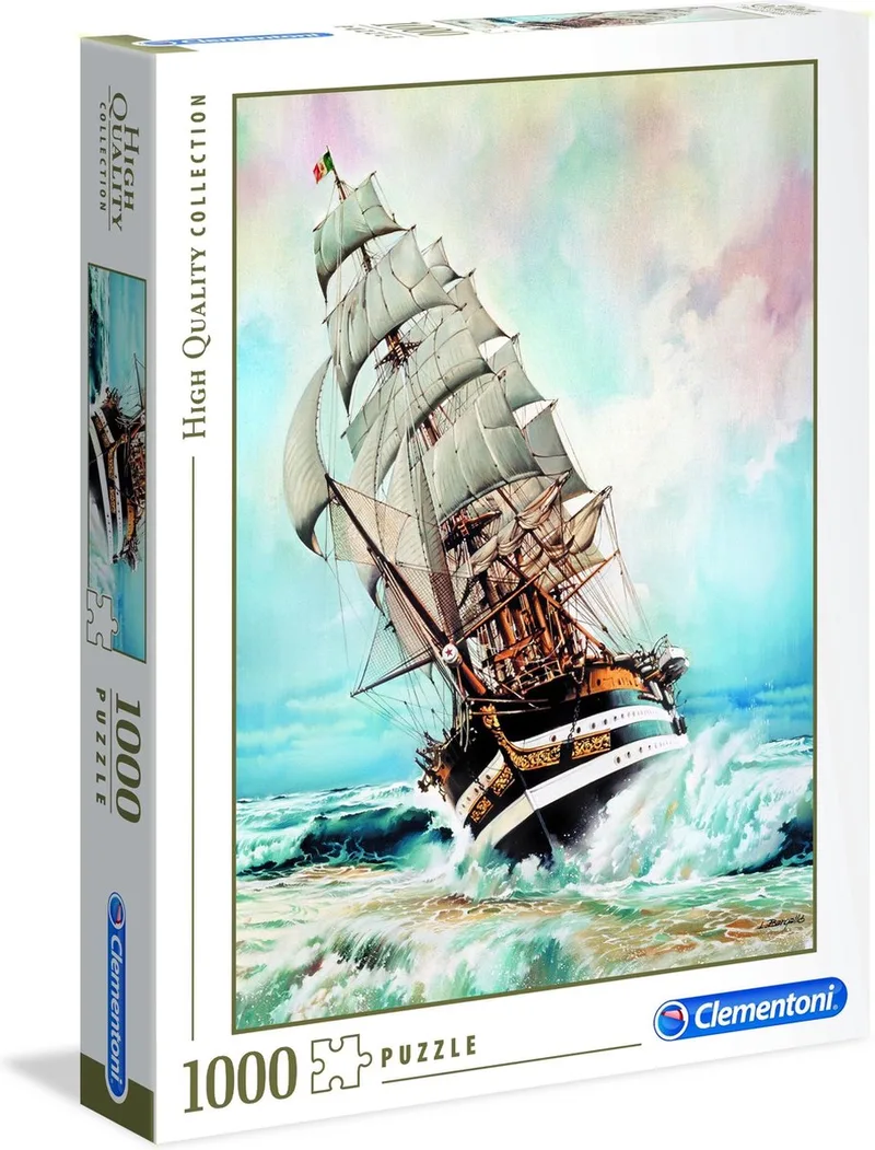 Puzzel - 1000 Stukjes - Amerigo Vespucci - Puzzel Voor Volwassenen - High Quality Collection von Clementoni, Ausgabe Multi kleur – Schachtel