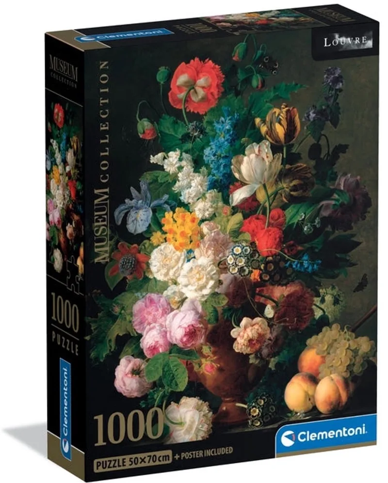 Puzzel - 1000 Stukjes - Bowl of Flowers - Puzzel Voor Volwassenen de Clementoni, édition Multicolore – boîte 1 sur 5