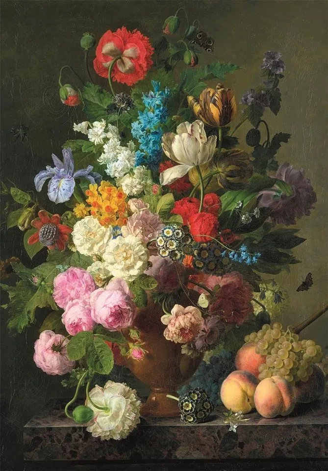 Puzzel - 1000 Stukjes - Bowl of Flowers - Puzzel Voor Volwassenen de Clementoni, édition Multicolore – boîte 2 sur 5