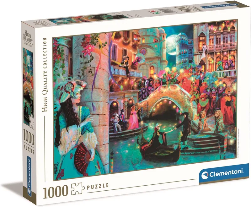 Puzzel - 1000 Stukjes - Carnival Moon - Puzzel Voor Volwassenen - High Quality Collection van Clementoni, editie Multi kleur – doos