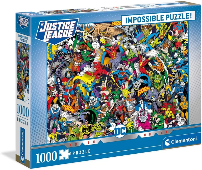 Puzzel - 1000 Stukjes - DC Comics Justice League - Puzzel Voor Volwassenen van Clementoni, editie Meerkleurig – doos 2 van 2