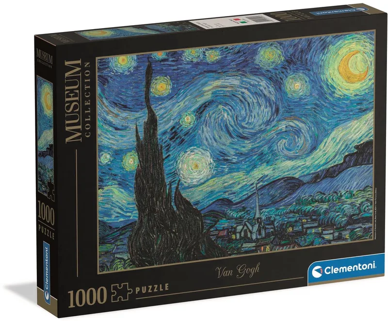 La Noche Estrellada Pussel de Clementoni, édition Multicolore – boîte 1 sur 2