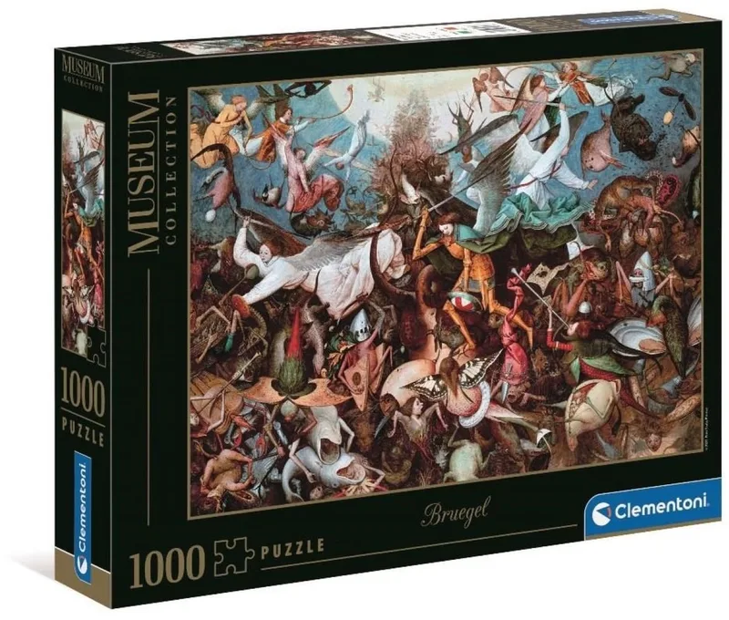 Puzzel - 1000 Stukjes - De Val van de Rebel Engelen - Kunstpuzzel voor Volwassenen en Kinderen from Clementoni, Multi kleur edition – box